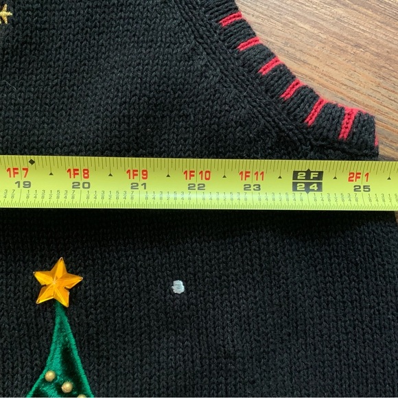 Holiday Editions Vintage Ugly Christmas  Sweater Vest Ornaments Tree Size 2X - Picture 8 of 12